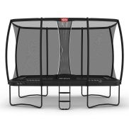 Berg Ultim Champion Regular Trampoline 410 Gris + Safety Net Deluxe XL