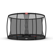 BERG Elite InGround Trampoline 430 Grijs Levels + Safety Net Deluxe XL