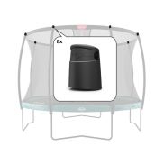 Berg Safety Net Deluxe - Doppen For bovenpalen (8x)