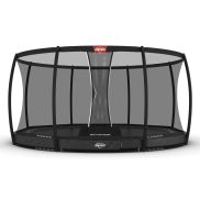 BERG Elite InGround Trampoline 430 Grijs + Safety Net Deluxe