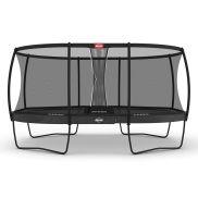 BERG Grand Elite Regular Trampoline 520 Grijs + Safety Net Deluxe