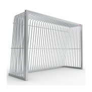 Anti vandalisme voetbaldoel 300 x 200 cm staal