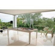 Aramith Fusion Pool Table Powder Wallnut 7ft