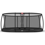 Berg Grand Elite Inground Trampoline 520 Grey + Safety Net Deluxe