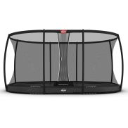 Berg Grand Elite Inground Trampoline 520 Gris + Safety Net Deluxe XL