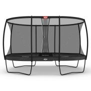 BERG Grand Elite Regular Trampoline 520 Grijs + Safety Net Deluxe XL