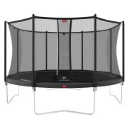 BERG Favorit Regular Trampoline 430 Grijs + Safety Net Comfort