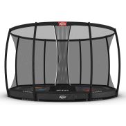 Berg Trampoline Inground Elite Gris Levels + Safety Net Deluxe XL