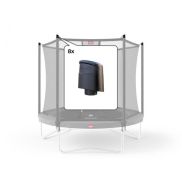 Berg Safety Net Comfort - Dop Pour bovenpaal (8 Pièces)