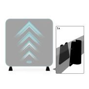 AeroWall - Klem + Verstevigingsplaat 2x2