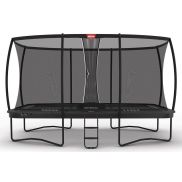 Berg Ultim Elite Regular Trampoline 500 Gris + Safety Net Deluxe XL