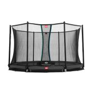 Berg Favorit 380 Grey Inground Trampoline + Safety Net Comfort