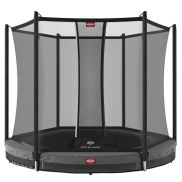 Berg Favorit Inground Trampoline 270 Grijs + Safety Net Comfort