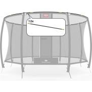 BERG Filet de Sécurité - Safety net Deluxe - Hoepelset - 430 cm