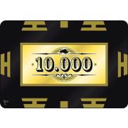 Poker Plaque 10000 Brown