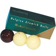 Carambole Ball Set Super Aramith DARK RED 61.5 mm