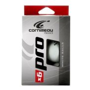 Cornilleau Pro Balles de Tennis de Table Blanc x6