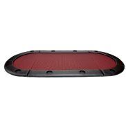 NORTH Tabletop Pokertafel Rood 10 Personen