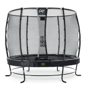 Exit Elegant Premium Trampoline 253 + Safetynet Deluxe Noir