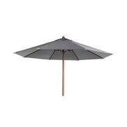 Gescova en Bois Parasol Carré 300 x 300 cm Gris
