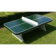 Heblad Table Tennis Table Beton Green Afgeronde Hoek