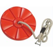 Kunststof Schotelschommel voor kabelbaan para - Rood