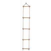 Light - Touwladder With 5 Wooden sporten