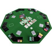 NORTH Pokertafel 8-hoekig 122cm, groen