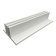 NORTH Afdekplaat Houder Pooltafel Mat Wit (Voor 2 Tops)