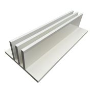 NORTH Afdekplaat Houder Pooltafel Hoogglans Wit (Voor 2 Tops)