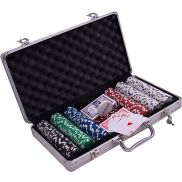 Poker Set Koffer Aluminium 300 Chips