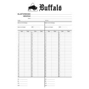 Scoreblok voor 60 beurten