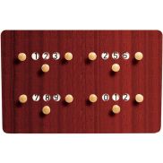 Scoreboard Carambole X4 - 61 x 40 cm