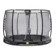 EXIT Elegant inground Trampoline ø427cm Avec Economy Filet de Sécurité - Noir