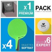 Cornilleau Family Pack Table Tennis Set Outdoor