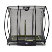EXIT Silhouette inground Trampoline 153x214cm With Safety Net - Black