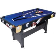 TopTable Pool Table Chicago Poolballs 5ft
