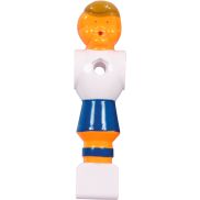 Voetbaltafelpop Blauw / Wit