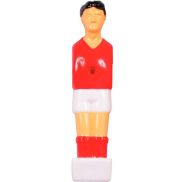 Voetbaltafelpop Red / White 13mm