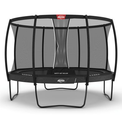 BERG Champion Regular Trampoline 430 Grijs + Safety Net Deluxe