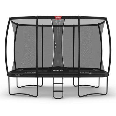 Berg Ultim Champion Regular Trampoline 500 Gris + Safety Net Deluxe XL