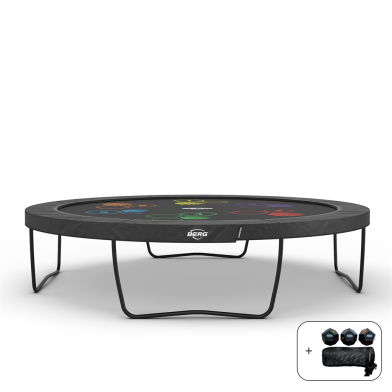 BERG Champion Regular Trampoline 430 Grijs Levels