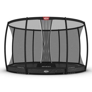 Berg Elite Iinground Trampoline 430 Grey + Safety Net Deluxe XL