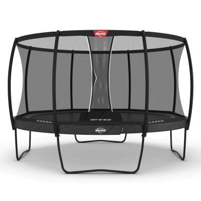 BERG Elite Regular Trampoline 330 Grijs + Safety Net Deluxe