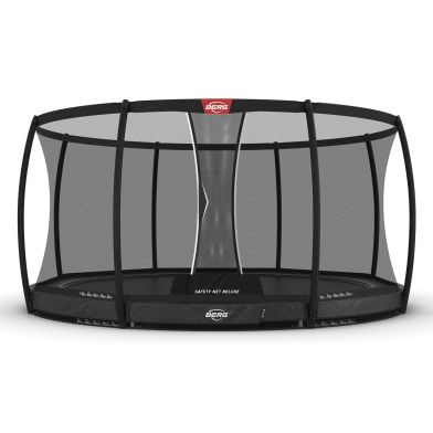 BERG Elite InGround Trampoline 430 Grijs + Safety Net Deluxe