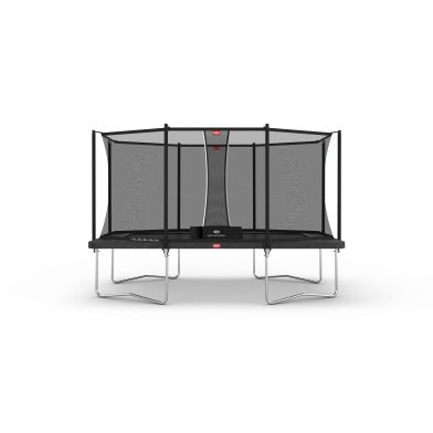BERG Ultim Favorit Regular Trampoline 410 Grijs + Safety Net Comfort