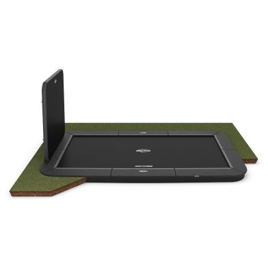 BERG Trampoline Ultim Champion FlatGround 410 Grijs + AeroWall