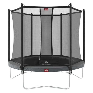 BERG Favorit Regular Trampoline 200 Grijs + Safety Net Comfort