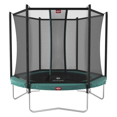 BERG Favorit Regular Trampoline 330 Groen + Safety Net Comfort