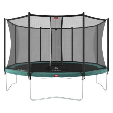 BERG Favorit Regular Trampoline 430 Groen + Safety Net Comfort